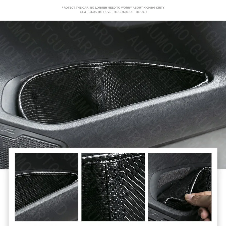 

For Toyota RAV4 2020 Door Storage Box Pad Door Slot Pad Storage Pad Modification Decoration 4pcs