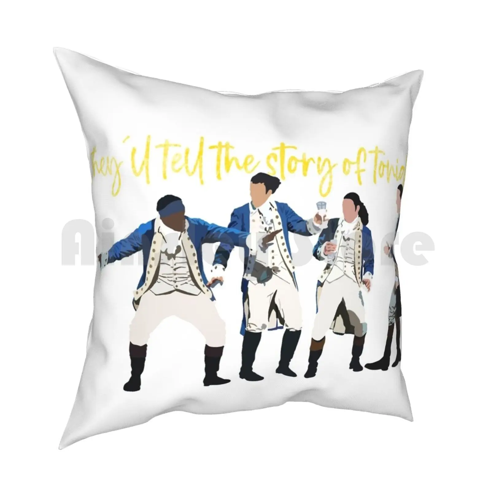 Story Of Tonight Pillow Case Printed Home Soft Throw Pillow Lin Manuel Miranda Broadway Logo Be More Chill The Prom Once