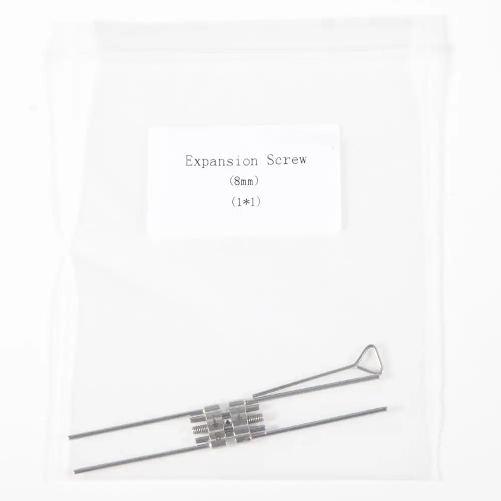 2 pcs Dental Orthodontic Palatal Expander Frame Type Expansion Screw Standard/8/9/11/13mm Sizes Stainless Steel material