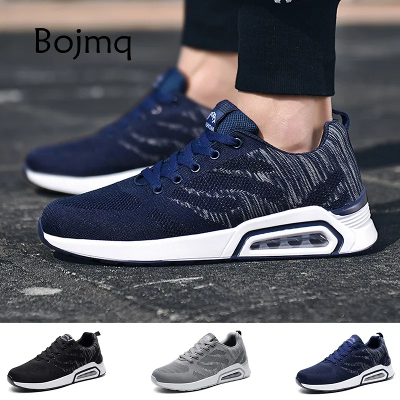 

Bojmq Tenis Masculino 2020 New Arrivals Tennis Shoes Male Sneakers Outdoor Light Non-slip Flats Jogging Men Sport Shoes Cheap