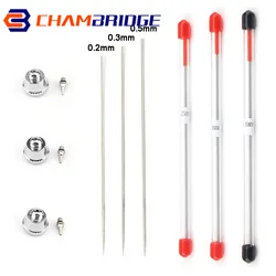 0.2/0.3/0.5mm Airbrush Nozzle Needle Airbrushes Spray Gun Spraying Paint Sprayer Replacement Parts With Cleaning Repair Tool Kit