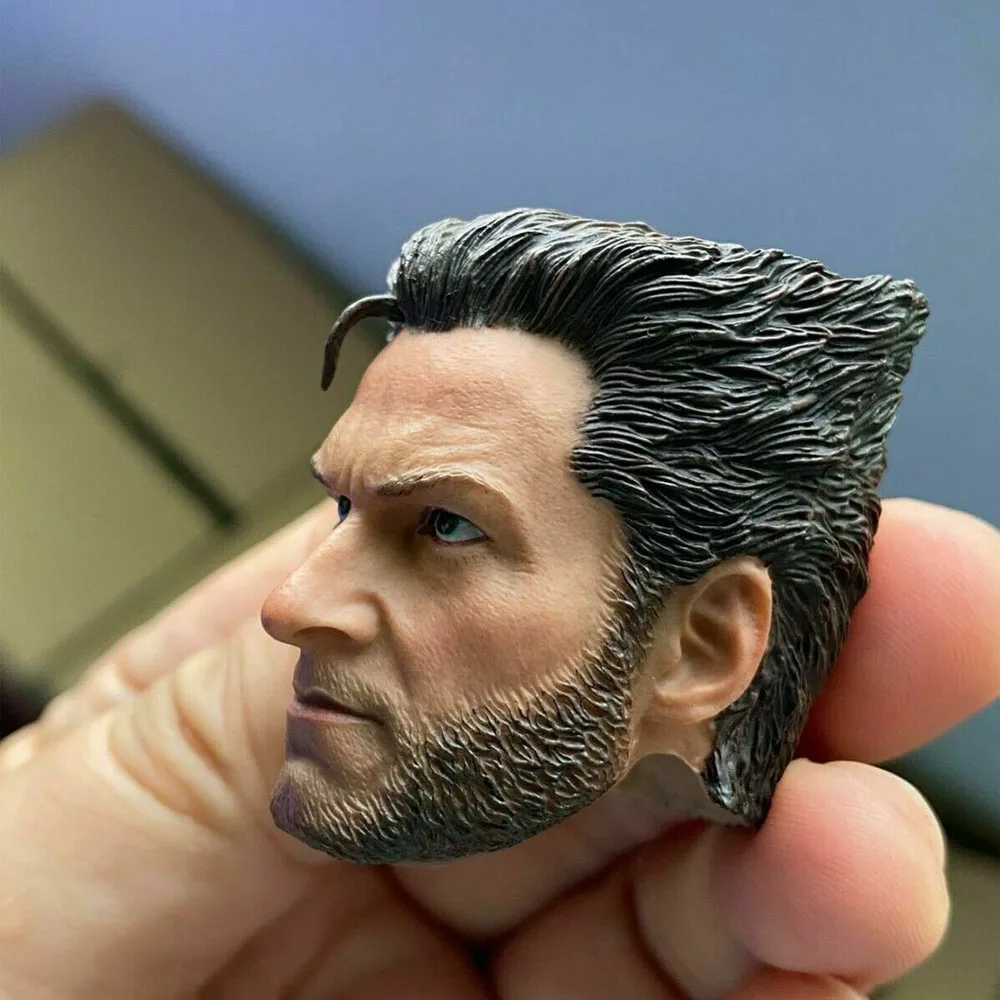 

Hot Sales 1/6 Scale Jackman Male Head Sculpt Carving Fit 12" Figure Body Toy Fans Collection