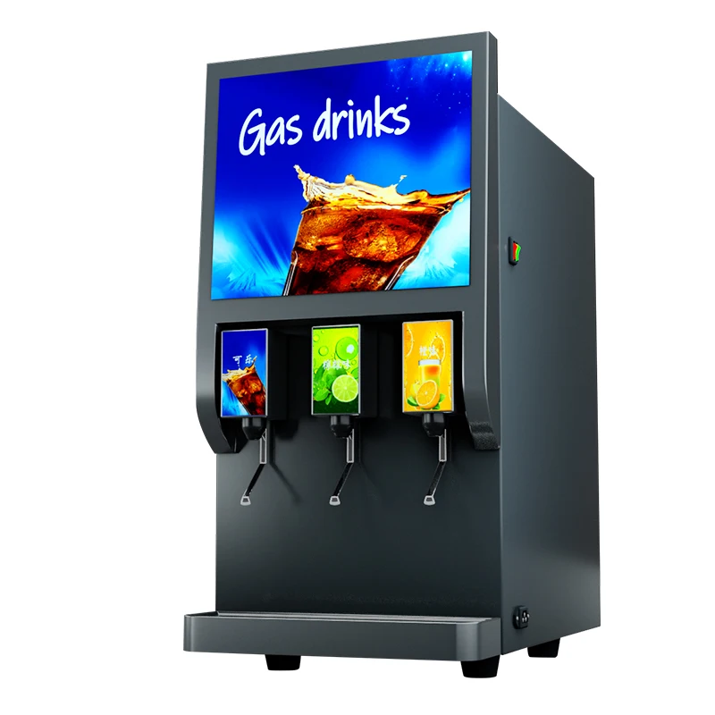 Stainless Steel Commercial 3-valve Soft Drink Coke Beverage Machine Coke Vending Machine Coke Dispenser