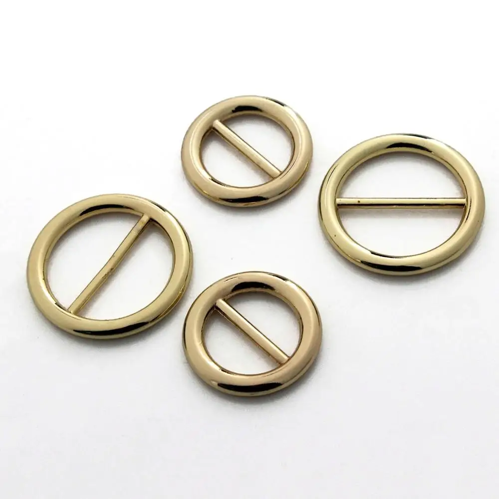 1pcs Zinc Alloy High quality Round Adustalbe Buckle for Wind Coat Bag Strap Leathercraft Bag Parts Accessories