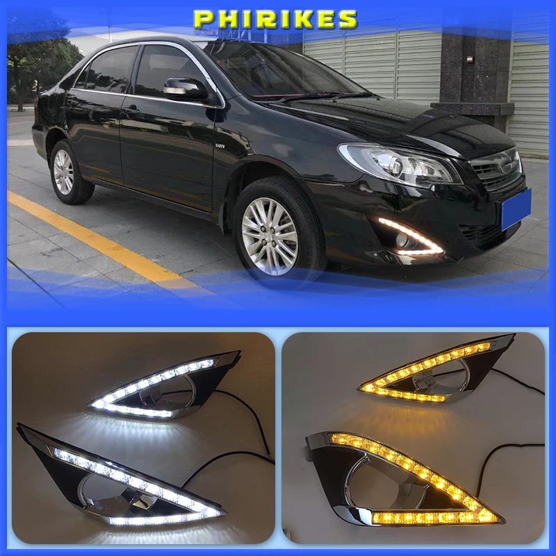 

2PCS For Toyota Corolla 2013 2014 Super Brightness 12V Car LED DRL Waterproof ABS Daylight Bulb LED Daytime Running