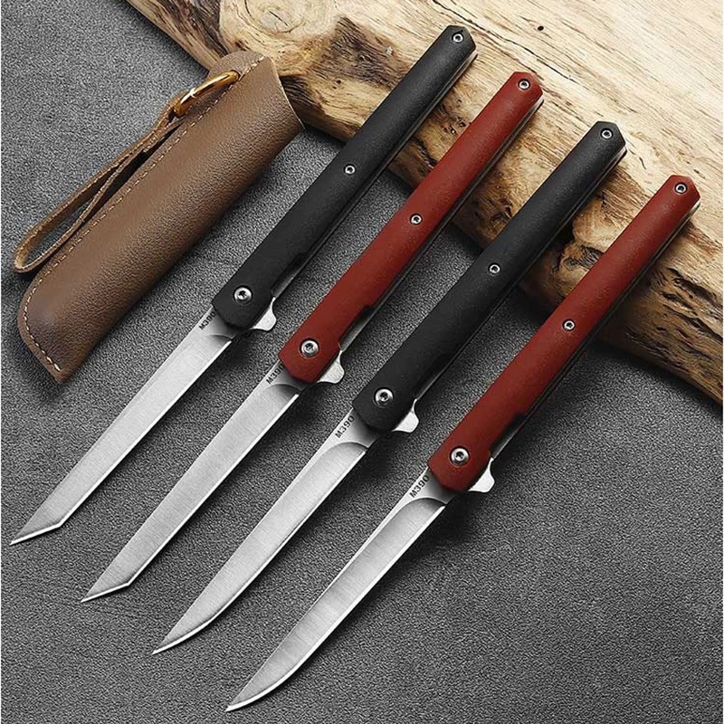 M390มีดพับ G10 Outdoor Self-Defense มีด59 HRC ความแข็งสูงพับมีด CS GO แบบพกพามีดผลไม้
