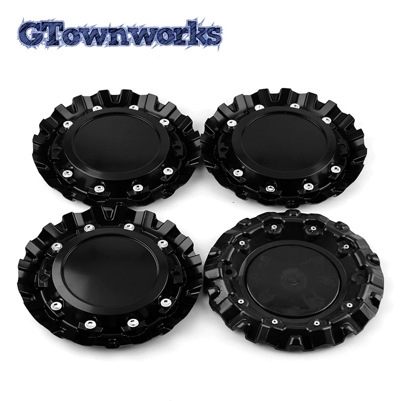 4pcs 175mm 127mm Wheel Center Caps For Hub Cover Rims  #CAP-534B-MC C-1089 Energy Edition Car Accessories Black ABS Plastic