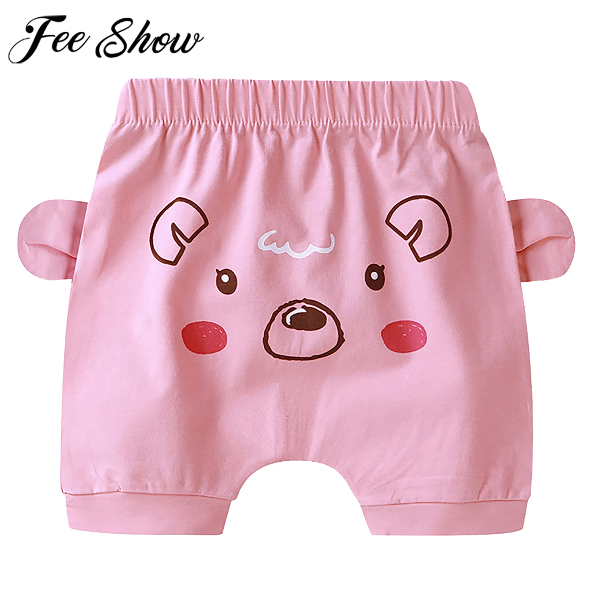 Summer Newborn Baby Shorts For Boys Girls Cotton Cartoon Animal PP Short Pants High Waist Trouser Crawlers For Kids 3m 6m 9m 12m