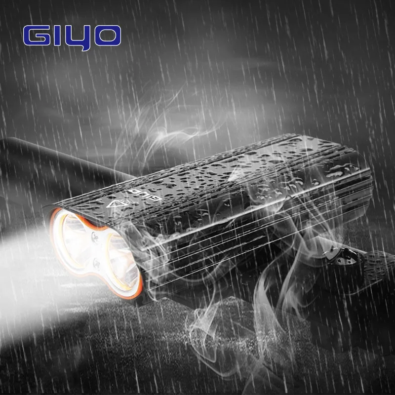 

GIYO Front 2400Lm Bike Light Headlight 2 Battery T6 Leds Bicycle Light Cycling Lamp Lantern Flashlight For Bicycle Bike