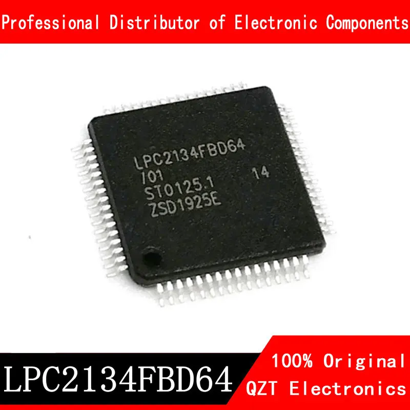 

5pcs/lot new original LPC2134FBD64 LPC2134 LQFP-64 In Stock