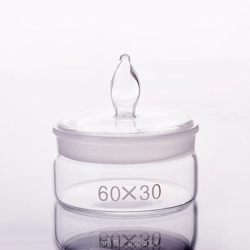 

3pcs Weighing bottle,Low form,O.D. 60mm,Height 30mm,Sealed glass bottle,Storage bottle