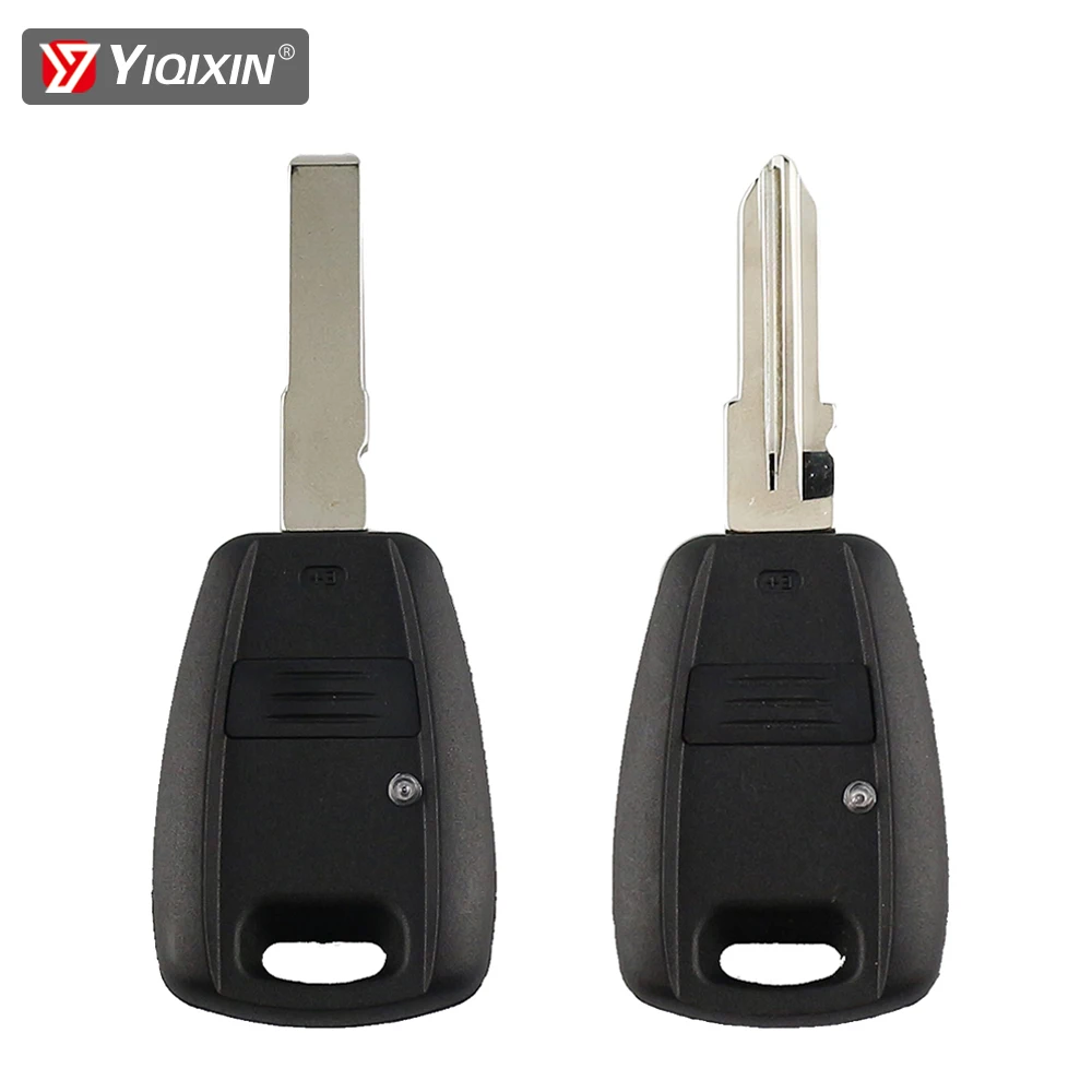 YIQIXIN 1 Button For Fiat Punto Bravo Doblo Palio Albea Blue Black Remote Car Key Shell Case Cover Blade Transponder Ignition