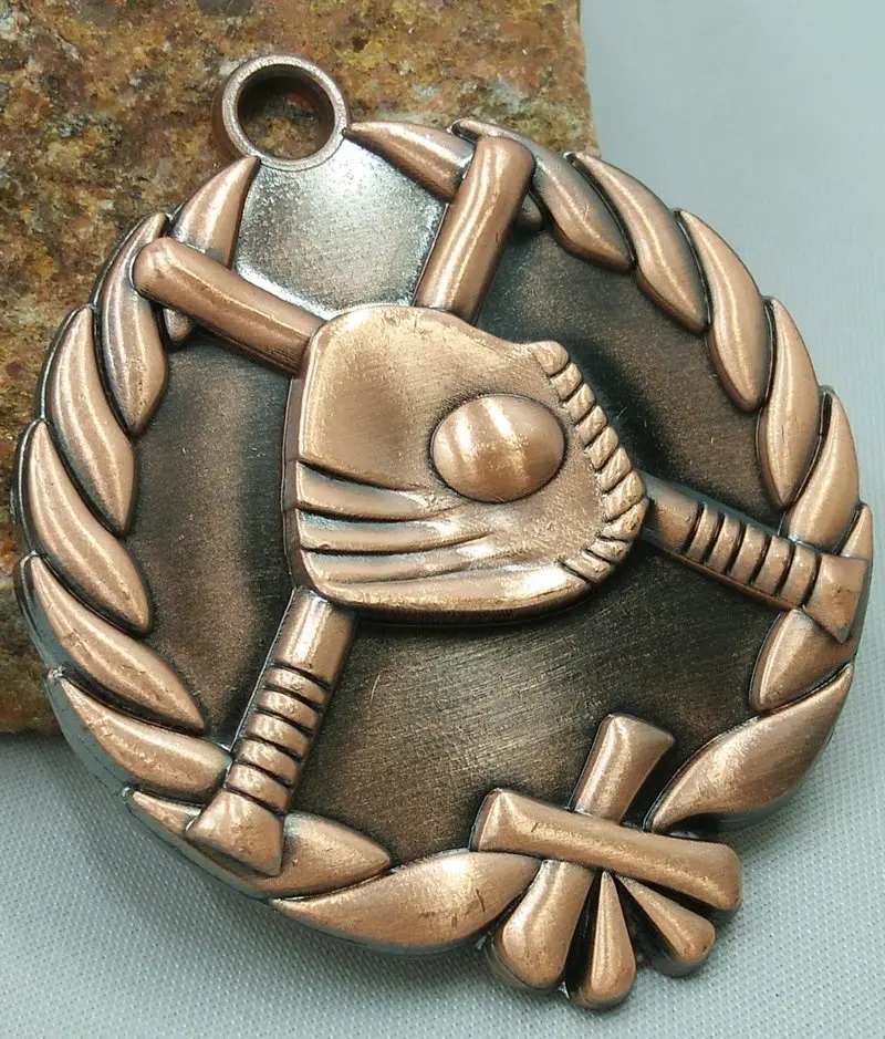 ميداليات للأطفال ميدالية رياضية البيسبول مدرسة الرياضة ميدالية الذهب والفضة والبرونزية حركة القدرة على الاتصال/الثقة بالنفس