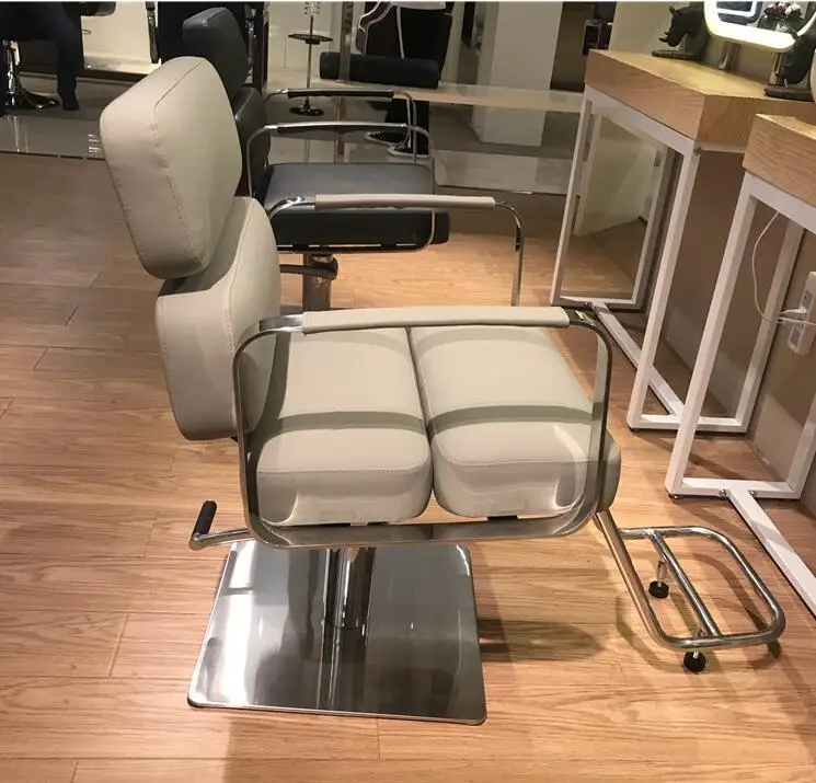 Hairdressing chairs for barbershops, multifunctional adjustable barber chairs for barbershops, retro-style solid wood chairs