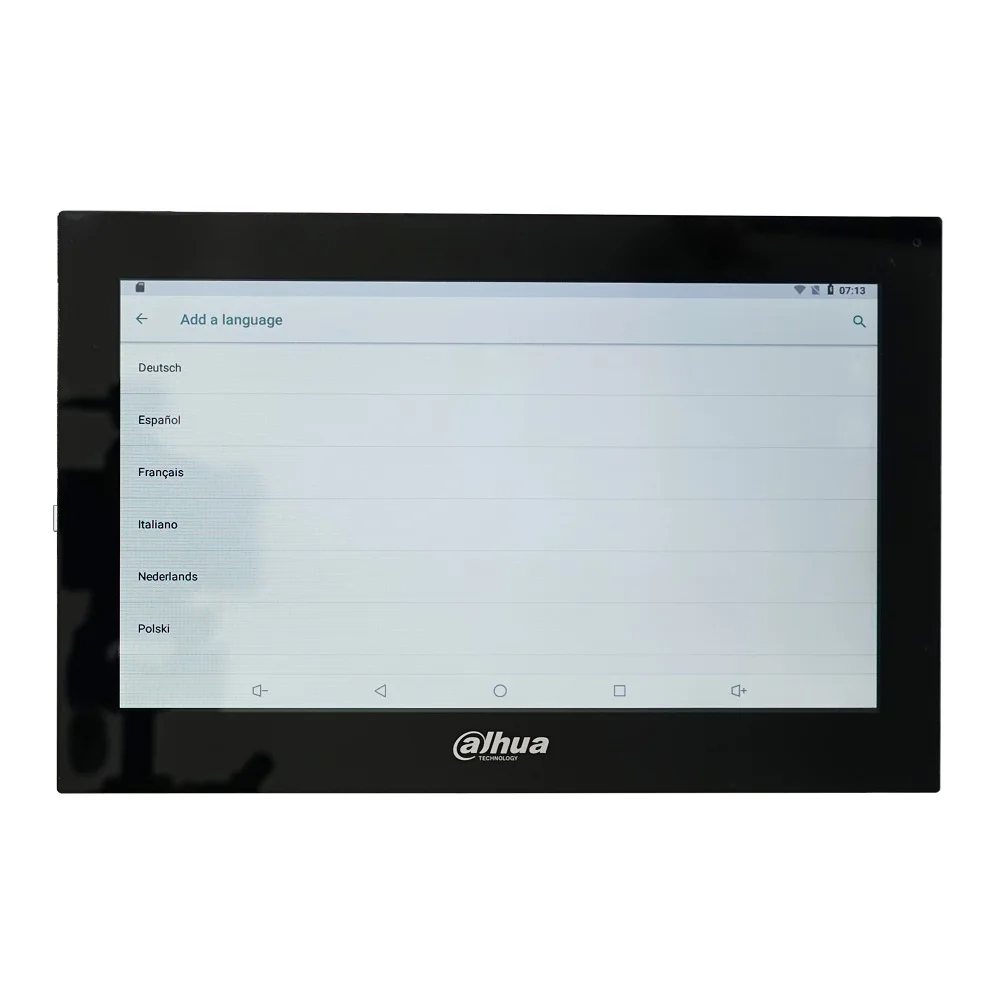 Imagem -03 - Dahua-monitor Digital Indoor Monitor de Vídeo Intercom Monitor de Campainha com Fio Android 10 Vth5341g-w Poe 802.3af