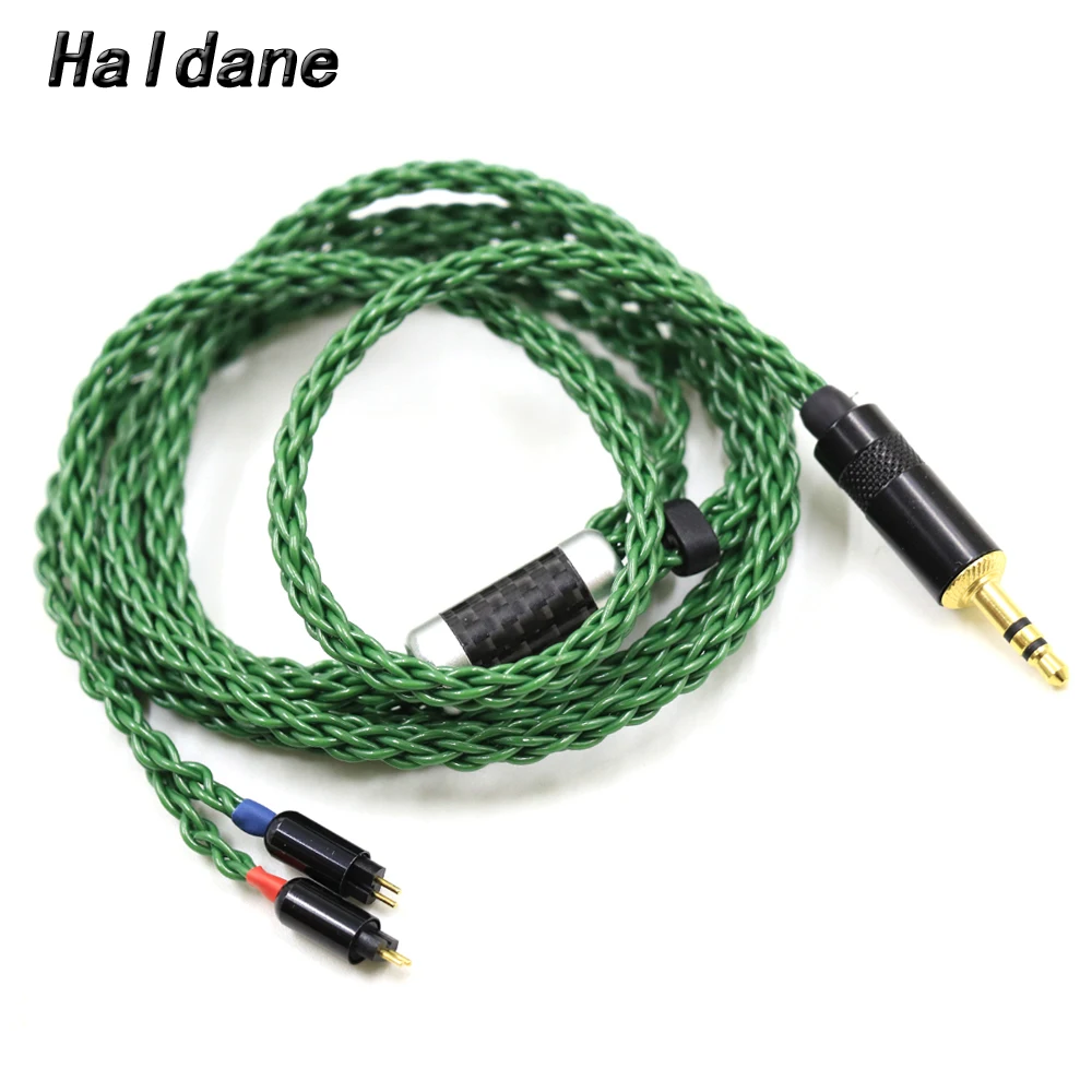 

Haldane HIFI 0.78mm 2pin for UE18/JH13/16/W4r/UM3X/1964 Heir 10.A IEM8.0 IEM10.0 Earphone Headphone Upgrade Cable （With groove ）