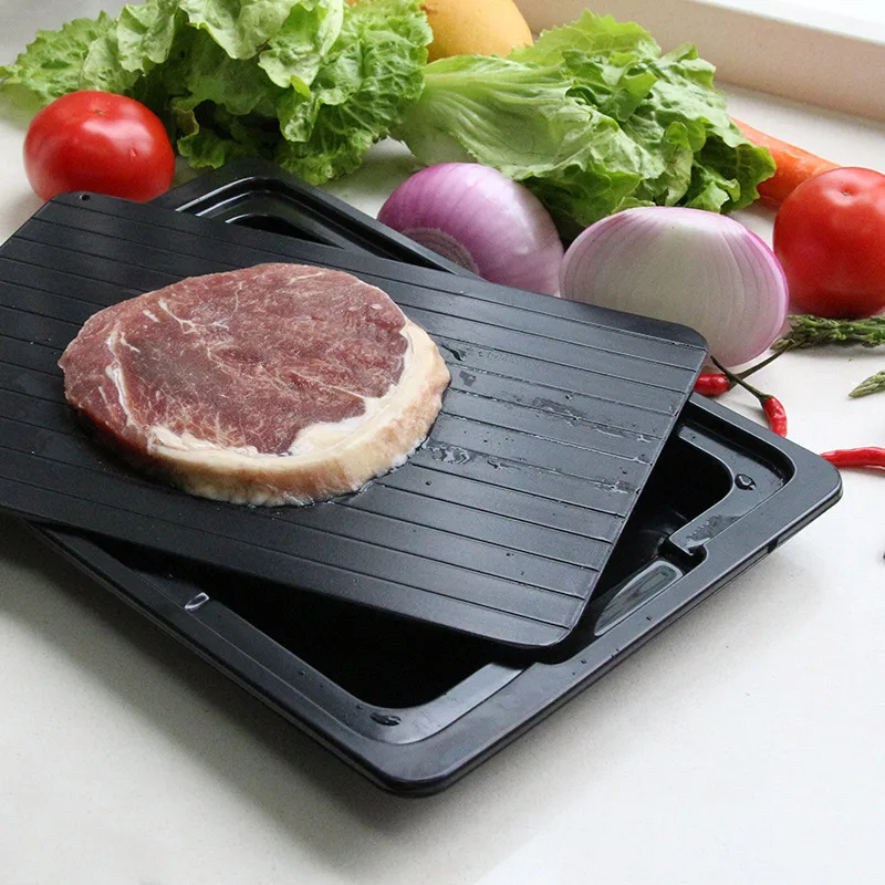 1pc Fast Defrost Tray Fast Thaw Frozen Meat Fish Sea Food Quick Defrosting Plate Board Tray Kitchen Gadget Tool