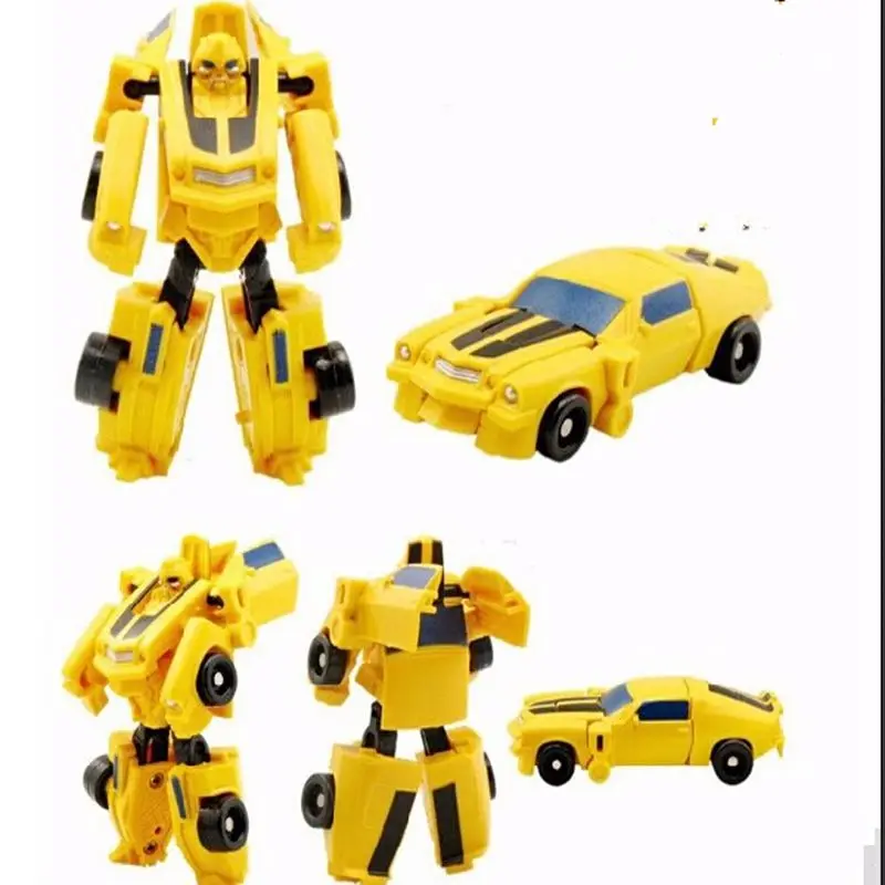 8CM Transformation Cars Robots Toys Mini Deformation Helicopter Model Robots Car Toys For Kids Gift