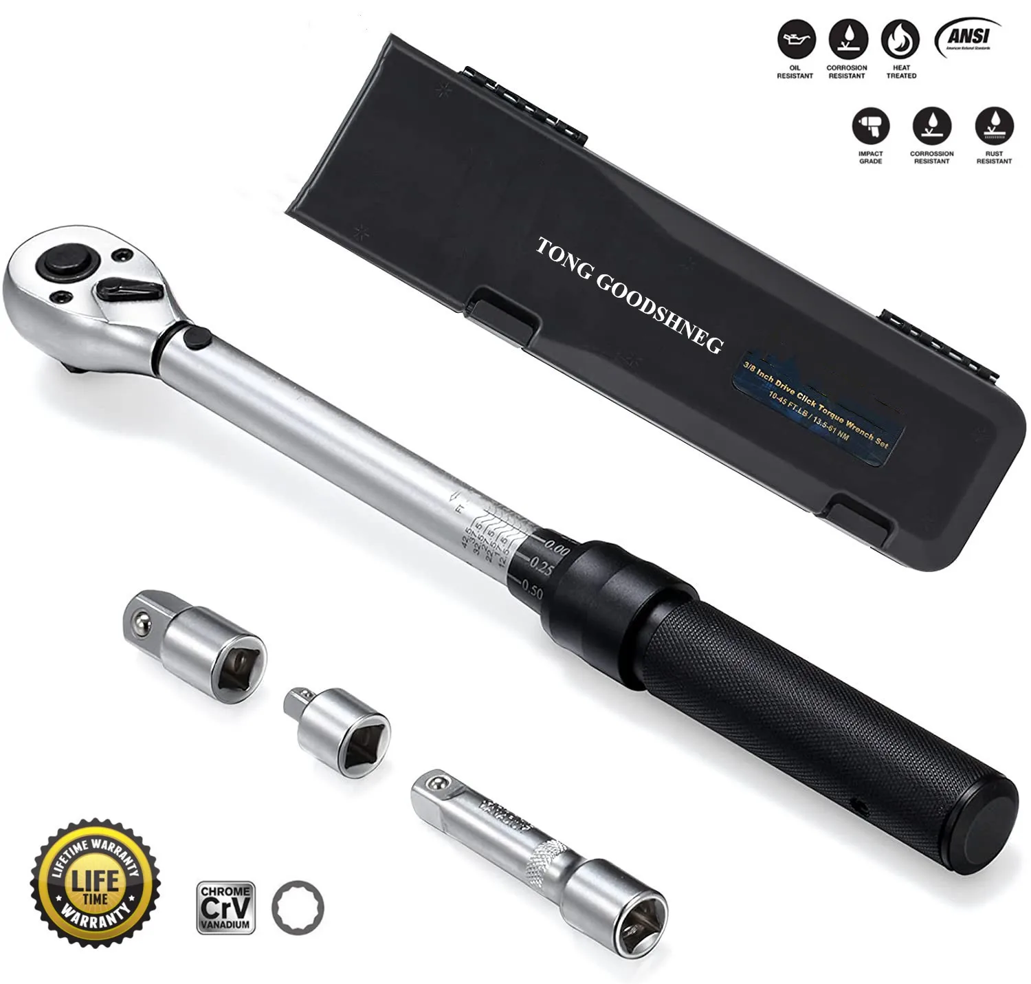 

Industrial AdjustableTorque Wrench Set 1/2" 1/4" 3/8" Precision Preset Bike Auto Repair Tool Tire Spark Plug Kg Torque Wrench