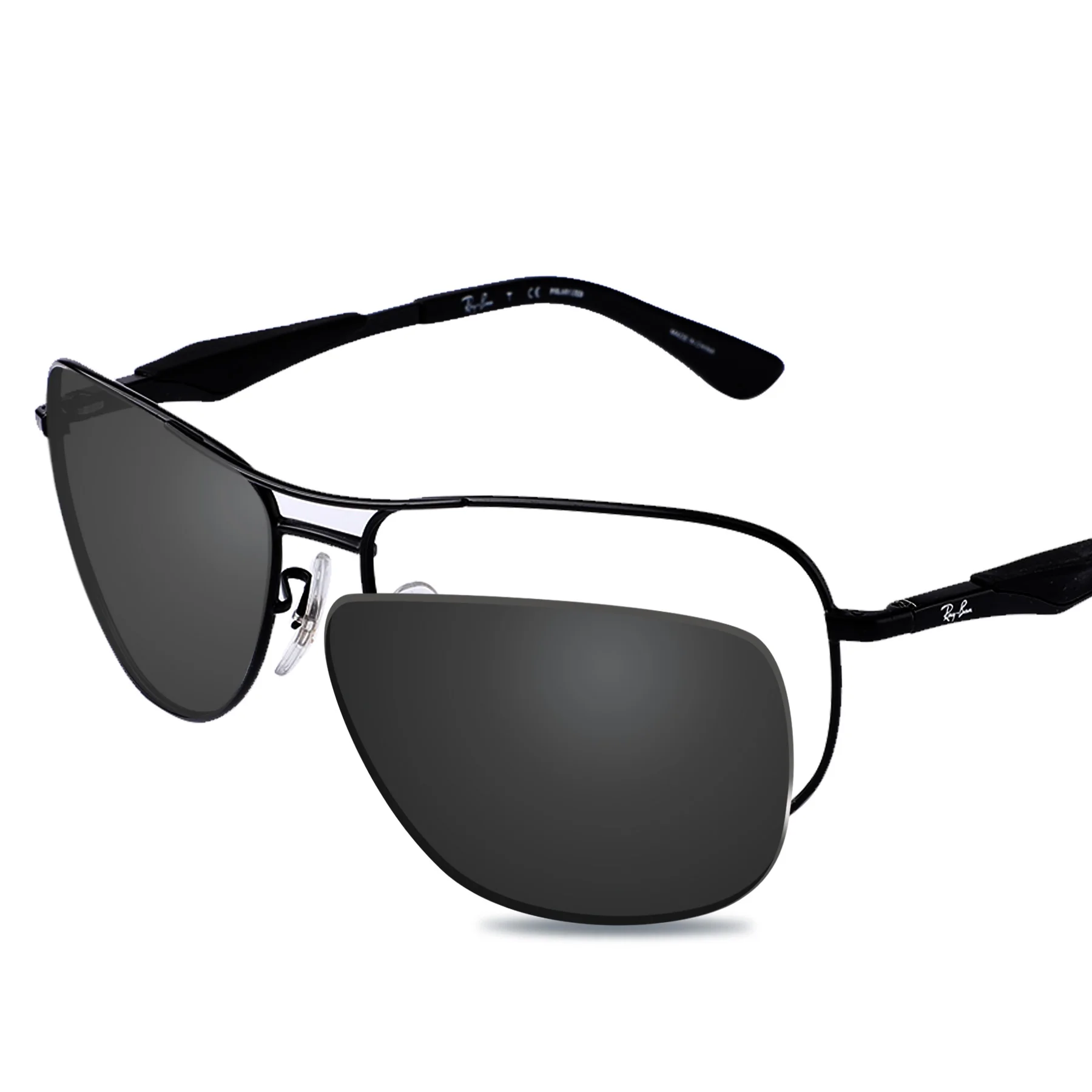 Glintbay 새로운 성능 Ray-Ban RB3519-59 선글라스 용 편광 렌즈-다양한 색상