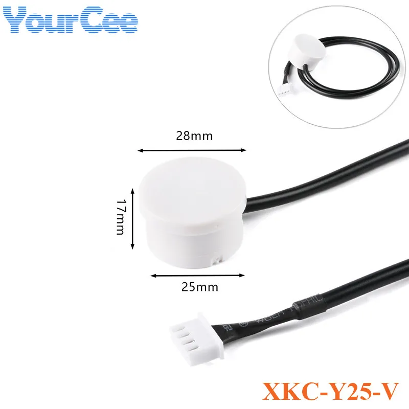 XKC-Y25-V Water Liquid Level Switch Sensor Contactless Non-contact Attached Water Liquid Level Detector Outer 5-24V