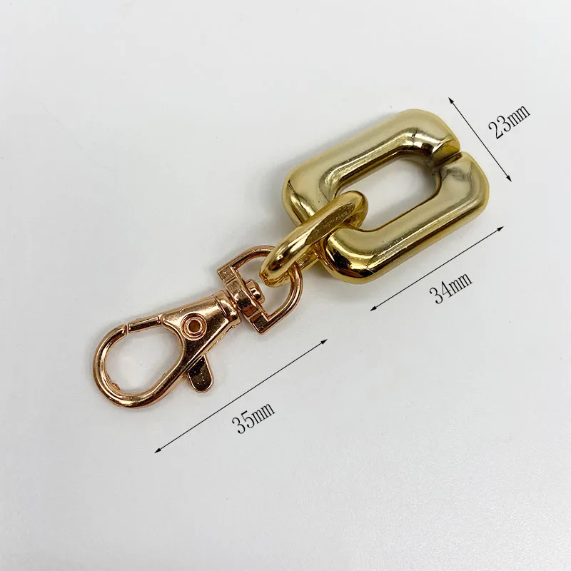 Gold Detachable Replacement Handbag Straps Fashion Women Bag Accessories Colorful Acrylic Handles Resin Strap 60cm