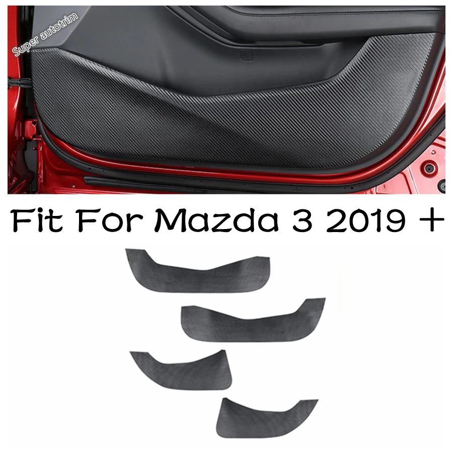 

Inner Door Anti-Kick Cushion Pad Anti-Dirty Protection Mat Cover Sticker 4PCS Fit For Mazda 3 2019 - 2023 Interior Accessories