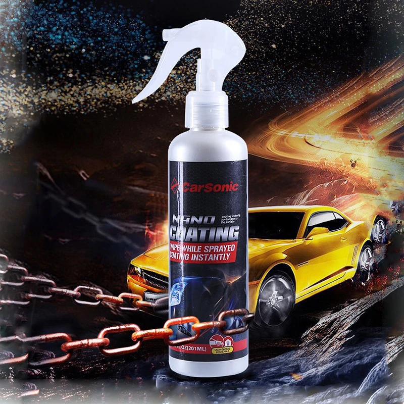 

201ml 9H Car Liquid Ceramic Coat Super Hydrophobic Glass Coating Set Polysiloxane and Nano materials Car Polish