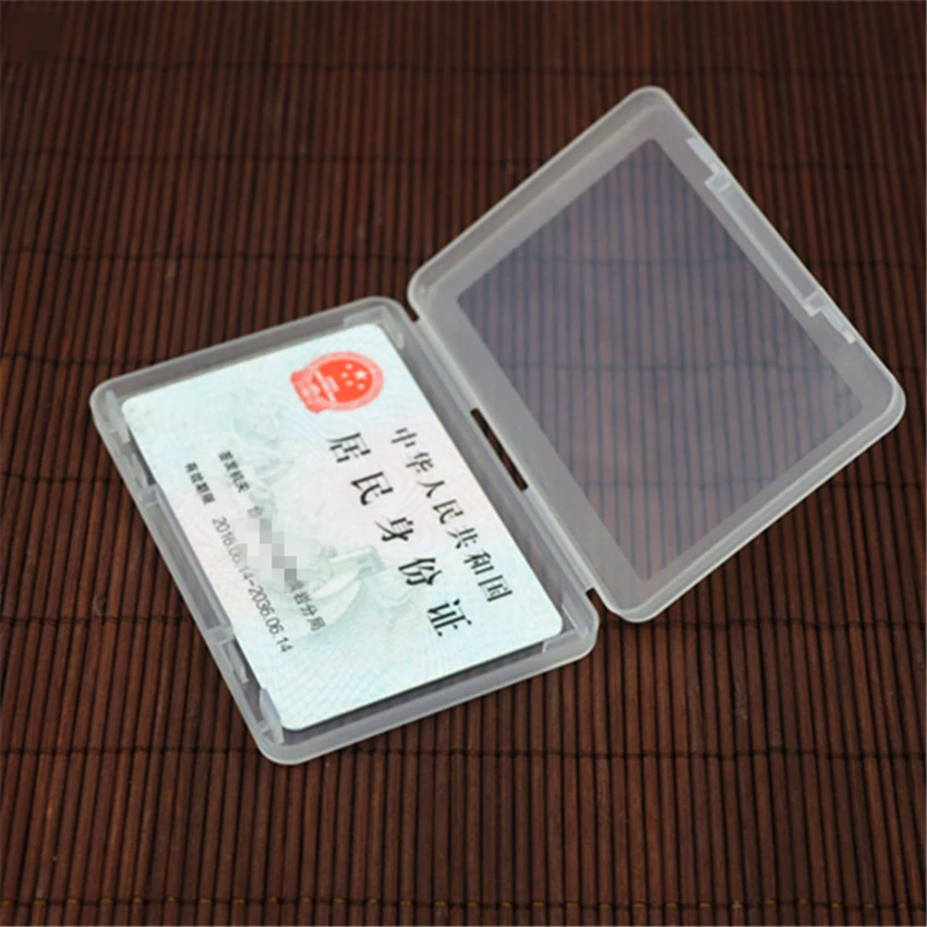 1pc portable Small Square Clear Plastic Jewelry Storage Boxes Beads Crafts Case Containers 9.5*6.4*1cm