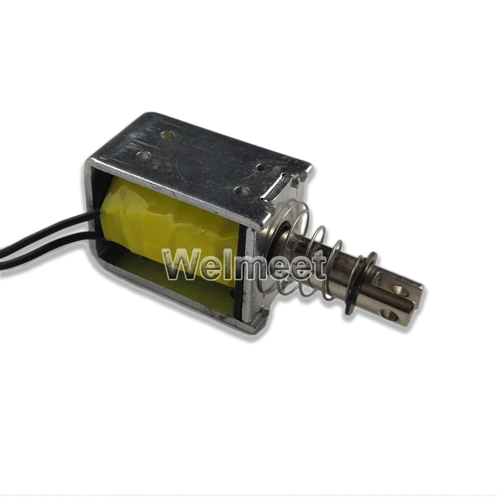 1PCS DC6V 12V 24V Push Type Electromagnet Open Frame Solenoid Magnet 10mm 0.8N