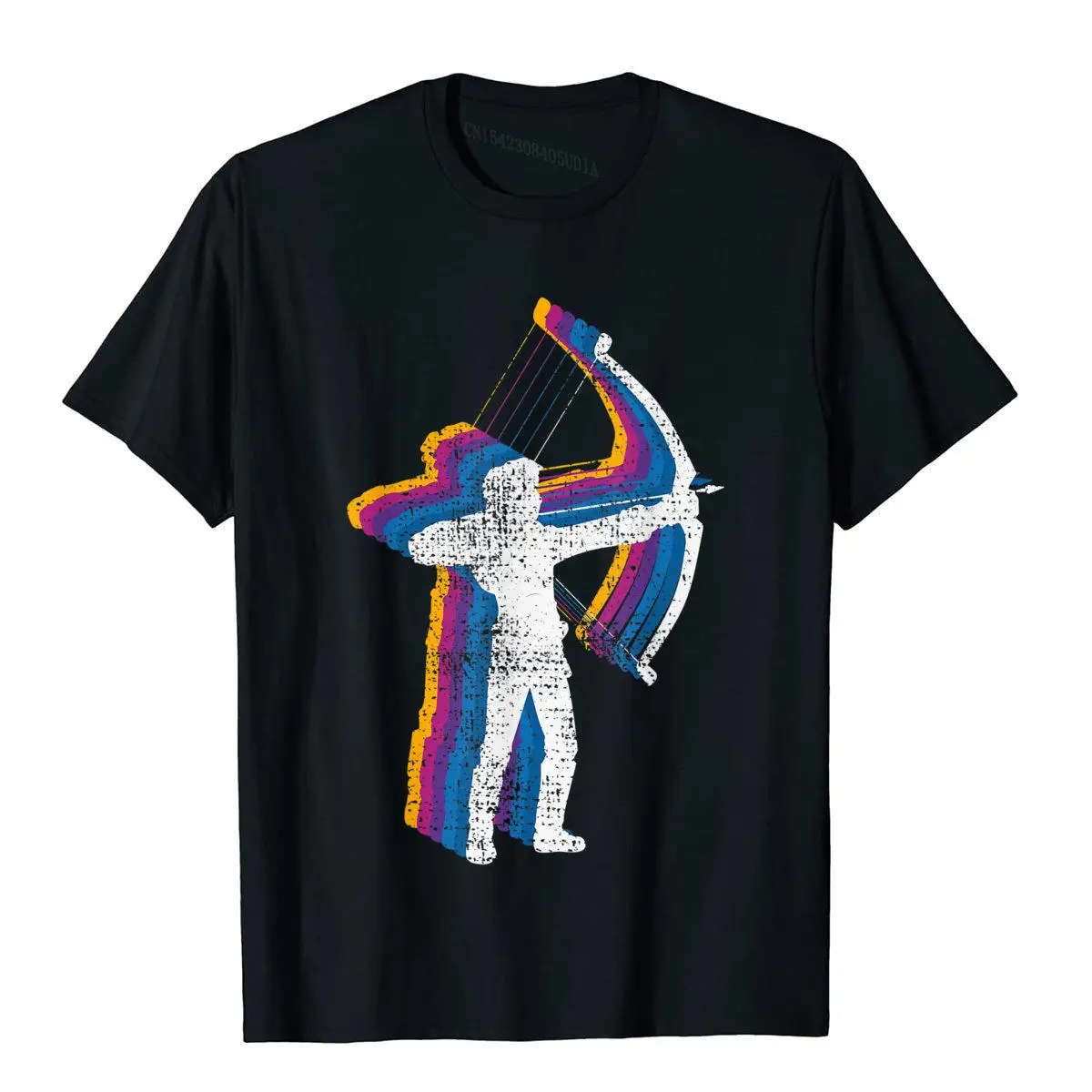 

Vintage Archery Bow Hunting T-Shirt Cartoon Top T-Shirts Rife Cotton Men Tops Tees Group Harajuku Oversized Camisas