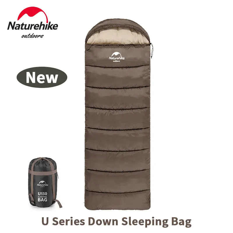 

Naturehike Ultralight Thickening Cotton Envelope Sleeping Bag Outdoor Camping Travel Portable 3Seasons Warm Breathable With Hat