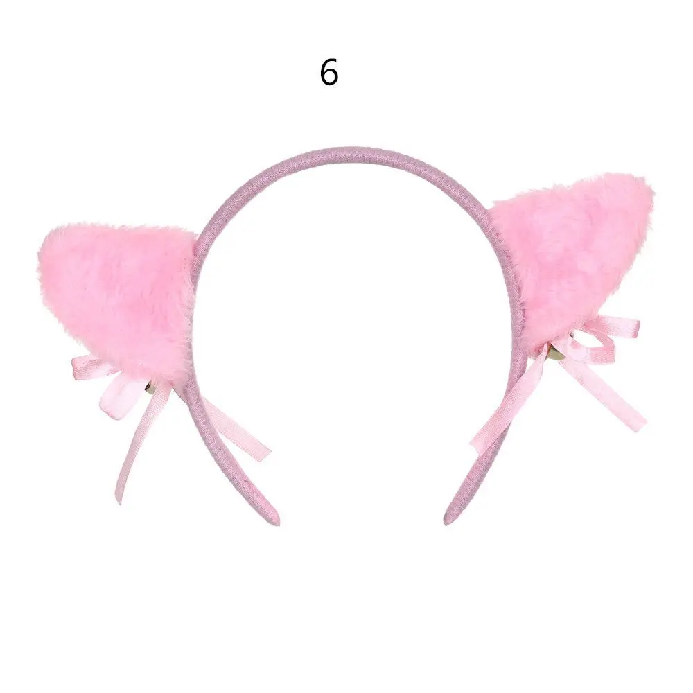 Women Night Party Club Bar  Cartoon Hair Band Cat Ear Head Band Hair Accessories Small bell