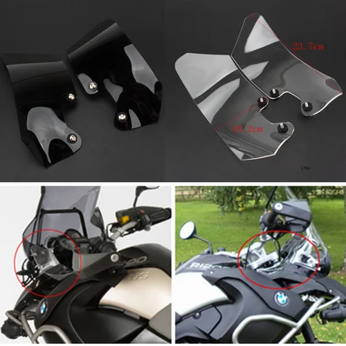 Nuevo Deflector de viento para parabrisas lateral para BMW R1200GS Adventure ADV 2004-2012 2011 2010 2009 2008 2007 2006 2005