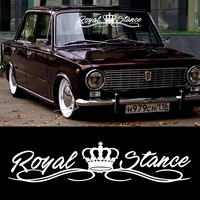 CS40082# Die-cut Vinyl Decal Royal stance Car Sticker Waterproof Auto Decors on Car Body Bumper Rear Window