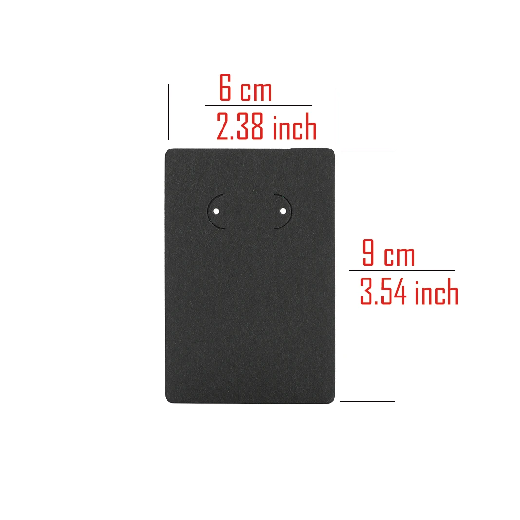 Jóias Exibição Cartões Storage Holder, Preto, Marrom, Branco Hoop, Brinco, Acessórios, Fornecimento por Atacado, 50 Peças, 3 Tamanhos