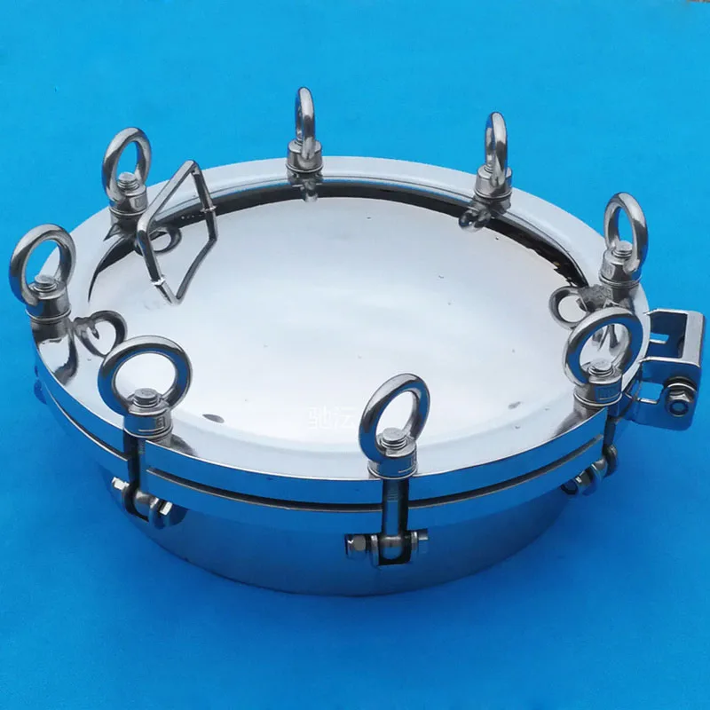 

Grooved Flanged Manhole High Pressure 0.6MPA Quick Opening Stainless Steel 304 Manhole Cover