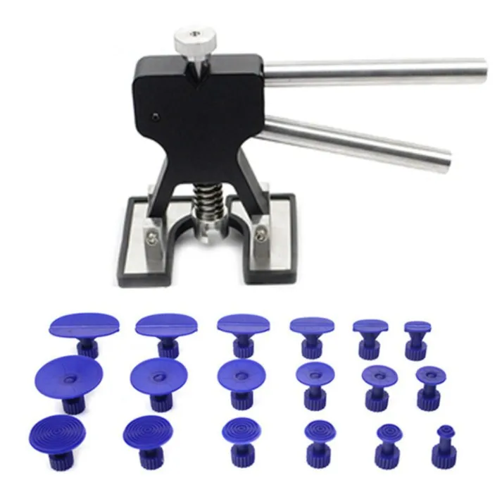 1 Metal Puller+18 Suction Paintless Car Dent Repair Tools Rix It Dent Removal Dent Puller Tabs Dent Lifter Ferramentas