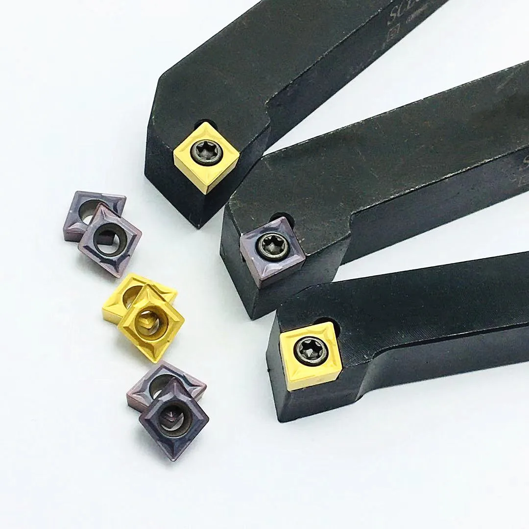 CCMT060204 inserti in metallo duro SCLCR1010H06 SCLCR1212H06 tool portautensili per tornitura esterna per utensili di alesatura CNC