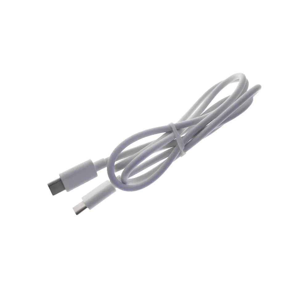 1 meter 5A 100W white USB C To USB Type C Cable PVC USBC PD Fast Charger Cord USB-C Type-c Cable 1m C-C cable