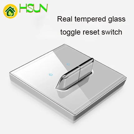 86 type Grey tempered glass reset toggle switch 1 2 3 4 gang 1 2 way retro hotel creative switch TV France Germany UK socket