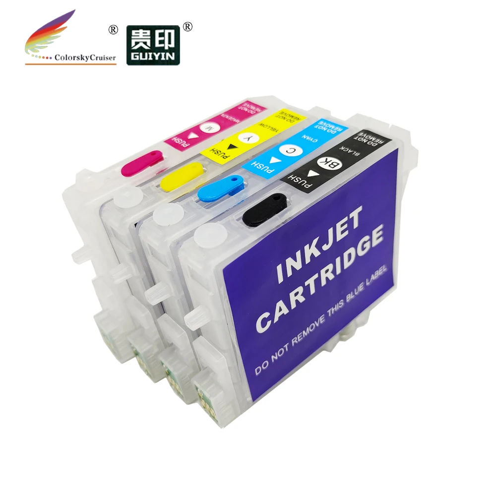 (RCE611-614) refillable ink inkjet cartridge for Epson Stylus D68 D88 D88+ DX3800 DX3800+ DX3850 DX3850+ DX4200 DX4250 DX4800