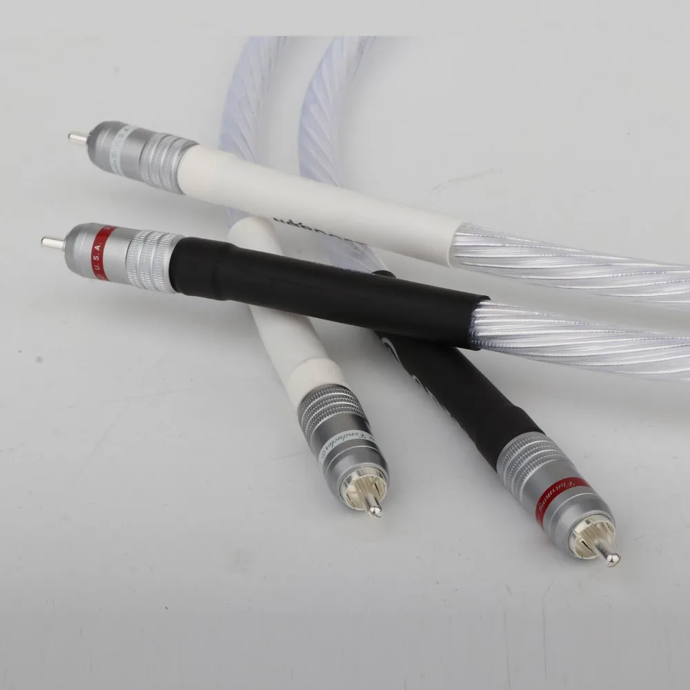 زوج Nordost Odin كابل RCA إشارة ربط كابل الصوت من النوع Rca مع سدادة Rca مطلي بالفضة