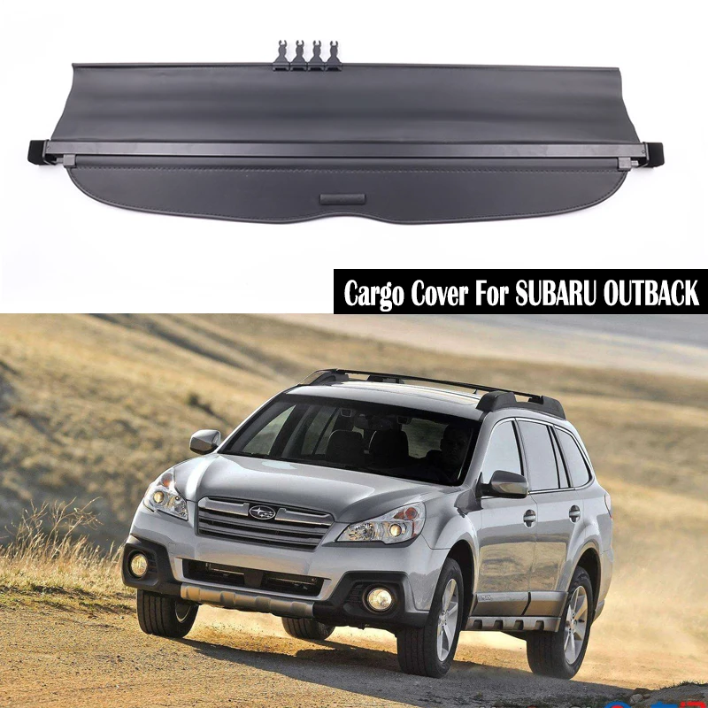 

Trunk Cargo Cover For Subaru Outback 2010-2014 Security Shield Rear Luggage Curtain Retractable Partition Privacy Car Accessorie