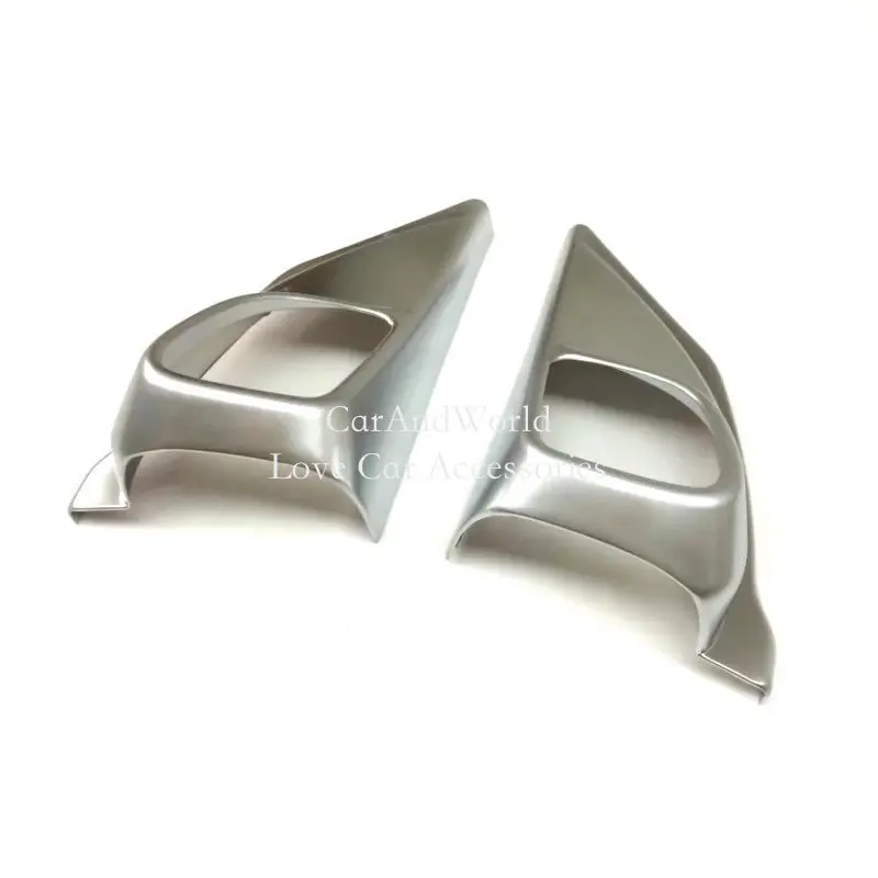 

For Honda CR-V CRV 2012-2016 Inner A Column Pillar Trims Interior Speaker Horn Panel Protector Cover ABS Chrome Car Accessories