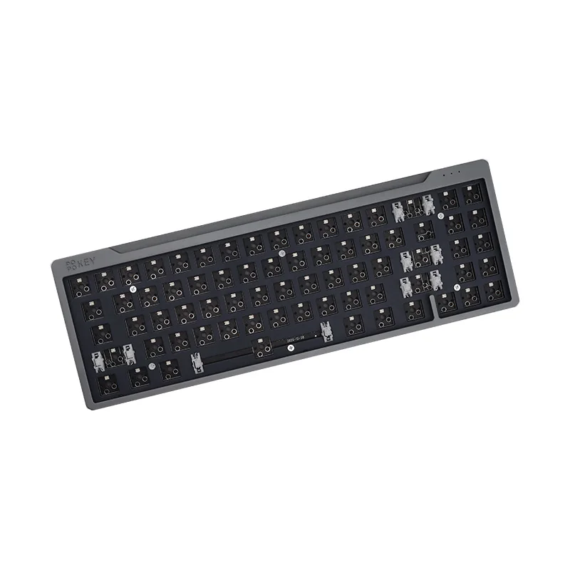 

DOPOKEY 71 Keys Hot Swappable Mechanical Keyboard Kit 71 Key Aluminum CASE Switch RGB Lighting Switch Led Type C Keyboard