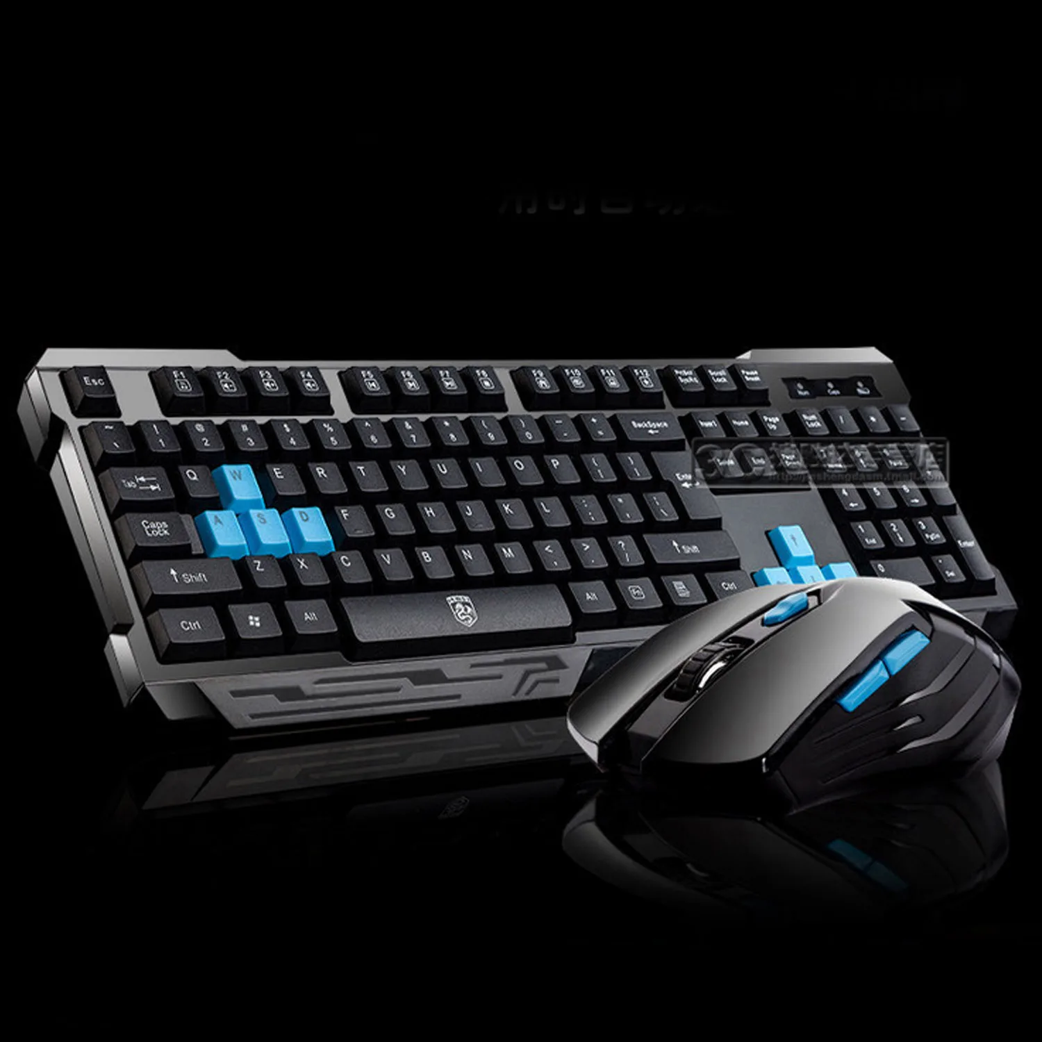 

Elisona Gamer 2.4G Wireless Keyboard Mouse Set Gaming Key Board Mice Combos for Computer Laptop Overwatch Lol Csgo Dota Game