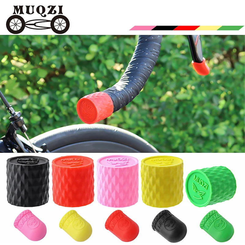 MUQZI-Cinta protectora para manillar, cubierta protectora para palanca de freno de bicicleta de carretera, anillo protector, doble palanca de