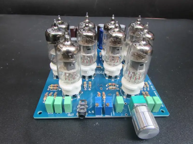 6J1 Valve Tube Headphone Amplifier/ Pre-Amp Audio HiFi Stereo Assembled Board
