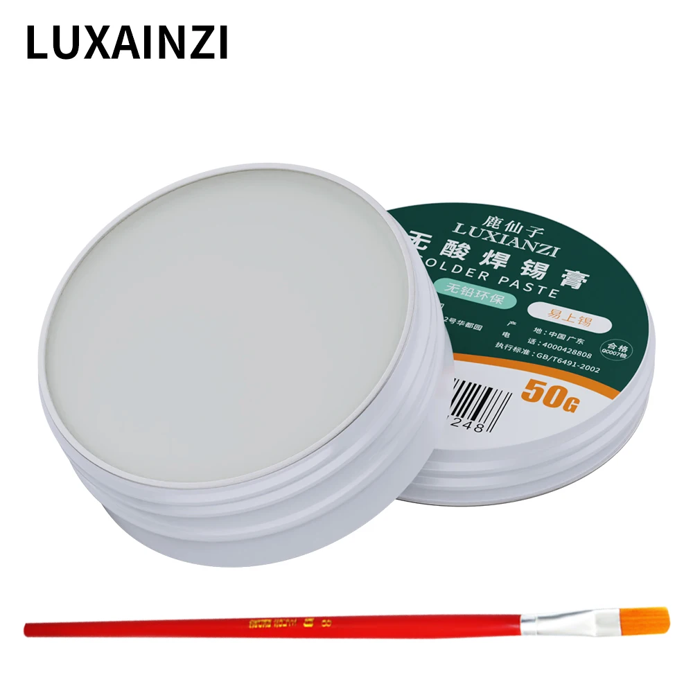 LUXIANZI Lead-free Flux Solder Paste For Repair BGA CPU Chip Rework Welding Soldering Gel Tool No-clean Solder Tin Pastes